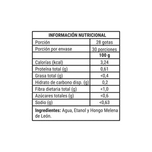 Melena de León Sublingual 30 ml Concentración 3:1 - NewPharma