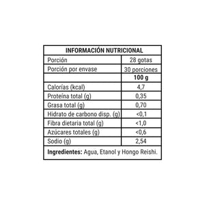 Reishi Sublingual 30 ml Concentración 3:1 - NewPharma